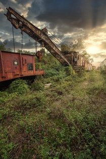 An old rail car reclaimed by nature For more of my work follow me on instagram sweeterdo