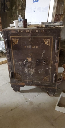 An old safe I saw abandoned in the basement of a bankmulti business building because it was to heavy for the freight elevator
