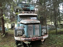 An old truck in the woods near my house 