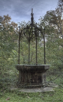 An old wishing well on an private estate 