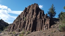 An outcropping of Basalt outside Paulina OR  x
