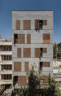 Andarzgoo Residential building by Ayeneh Office in Tehran Iran 