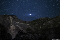 Andromeda Rising over the Alps 