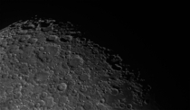 Another close-up of the moon I took tonight My second attempt at lunar imaging