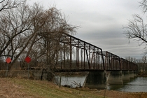 Another dying Iowa bridge through truss bridge over the Des Moines river at Kilbourne 