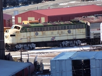 Another old s-s diesel - Union Pacific now owns it but she has heritage it the CNW Chicago Northwestern
