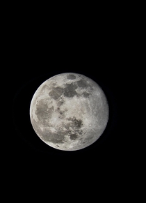 Another picture of the moon I took yesterday night