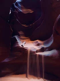 Antelope Canyon AZ Highly recommend a Zion amp Antelope trip if you ever get a chance to visit the West US   x 