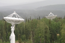 Antenna of NASAs Near Earth Network at the Alaska Satellite Facility 