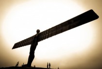 Antony Gormleys Angel of the North Gateshead UK 