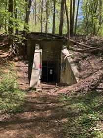 Any ideas on what this could have been used for Near a coastal defense station but quite a bit inland and deep in the woods