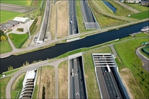 Aqueduct Ringvaart Haarlemmermeer Netherlands 