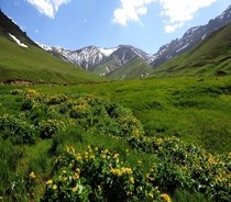 Aras Mountains in Spring Idr Turkey 