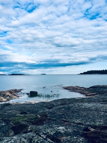 Archipelago near Helsinki Finland OC 