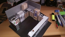 architecture kitchen miniaturemaquettemodel term  final project