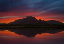 Arizona sunsets are hard to beat Fort McDowell AZ  x  OC