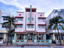Art Deco hotel at Miami Beach this style start in the s and had a resurgence in the s