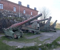 Artillery on Suomenlinna Fortress Finland