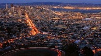 As day turns to night over San Francisco 