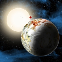Astronomers confounded by Kepler-c a massive rocky exoplanet that formed when the Universe was only  billion years old and consisted predominantly of hydrogen and helium 