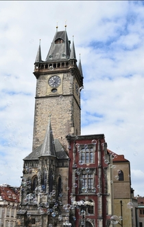 Astronomical clock tower in Prague from a few years back 