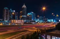 Atlanta skyline from th Street bridge 
