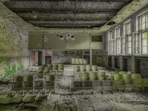 Auditorium of the former pilot school in Germany 