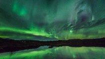 Aurora Borealis over Iceland 