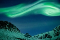 Aurora over Troms Norway 