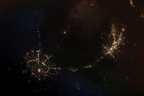 Austin and San Antonio from space 