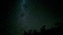 Australian night sky in rural Victoria