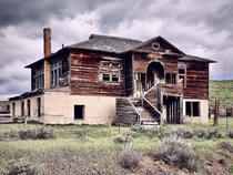 Authentic forgotten cattle ranch in the Wild West