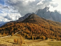 Autumn Dolomiti of Val di Zoldo 