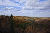 Autumn in the wilderness of Manitoba Canada 