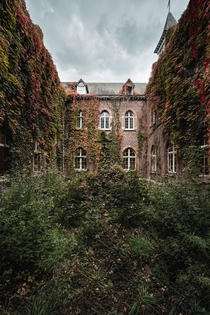 Autumn inside an abandoned Monastery in Belgium 