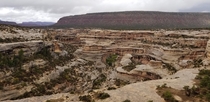 Autumn rains on canyon maze Natural Bridges National Monument UT 
