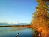 Autumn Rekyva lake 