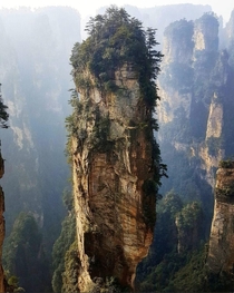 Avatar Mountains - Zhangjiajie China - Also known as inspiration for Pandora PS The echo here is incredible 