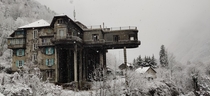 Awesome House of the industry culture in the french Alps years ago France Urbex