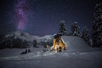 Backcountry hut Elfin Lakes BC