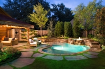 Backyard Pool in Dallas Texas 