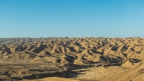Badlands along the Red Sea coast in Egypt 