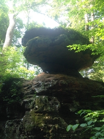 Balancing Rock in Red River Gorge Kentucky US OC x