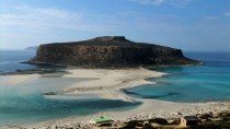 Balos lagoon Crete Greece 