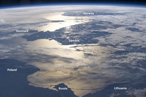 Baltic sea from space 