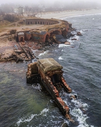 Baltic Spit Fort Western Kaliningrad region Russia