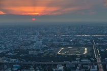 Bangkok Thailand at sunset Photographer Phadermchai Kraisorakul 