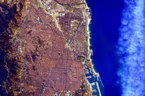 Barcelona from the ISS
