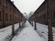 Barracks at Auschwitz-Birkenau Owicim Poland 