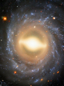 Barred Spiral Galaxy of NGC 